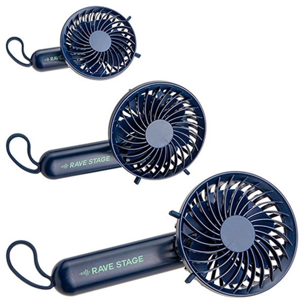 Rechargable portable fan with carabiner... from ASI 57956 Graphco line