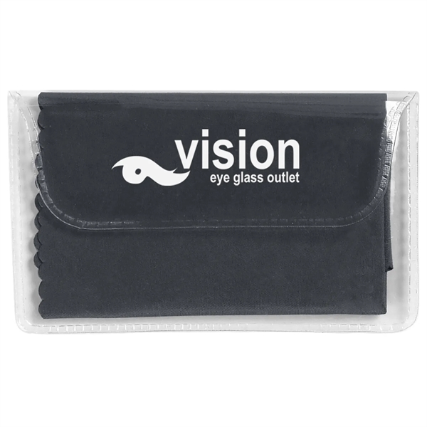 Microfiber cleaning cloth great for eyeglasses and device screens... from ASI 57956 Graphco line