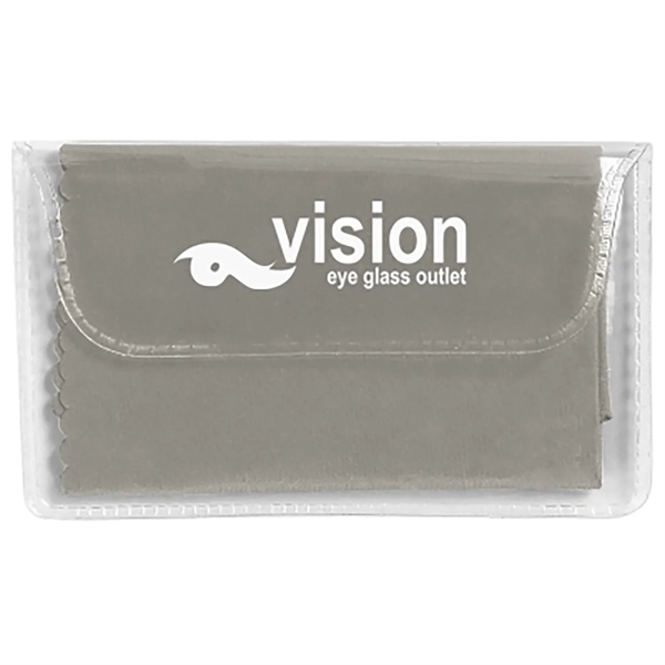 Microfiber cleaning cloth great for eyeglasses and device screens... from ASI 57956 Graphco line