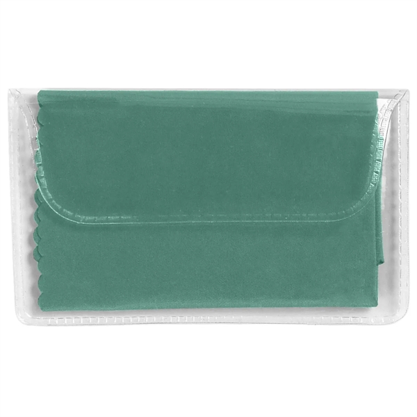 Microfiber cleaning cloth great for eyeglasses and device screens... from ASI 57956 Graphco line