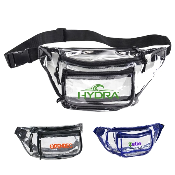 Clear Vinyl Fanny Pack... from ASI 31517 Admart Products / Admart Line