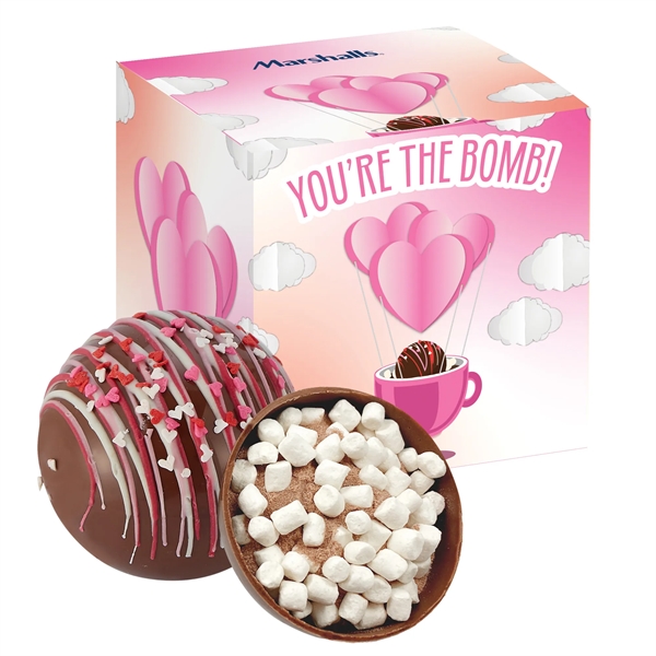 Valentine's Day Mega Hot Chocolate Bomb Gift Box.... from ASI 71685 Midnite Snax®