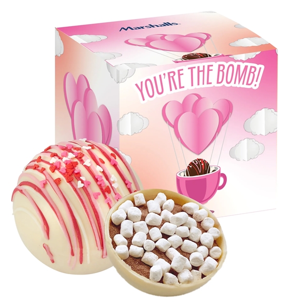 Valentine's Day Mega Hot Chocolate Bomb Gift Box.... from ASI 71685 Midnite Snax®