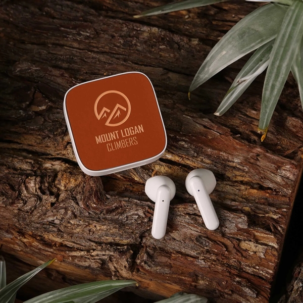 A set of earbuds in a carrying charging case... from ASI 61966 HPG / OrigAudio HPG Gold
