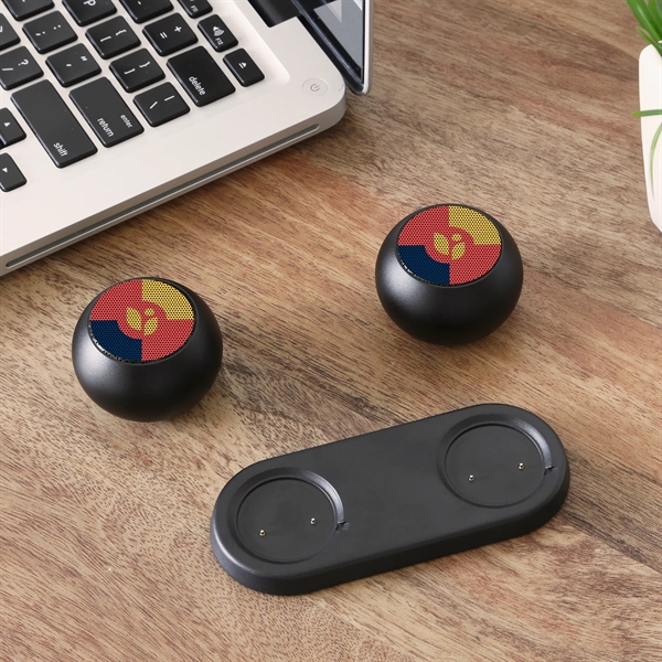 A set of 2 wireless speakers that can be used individually... from ASI 61966 HPG / OrigAudio HPG Gold