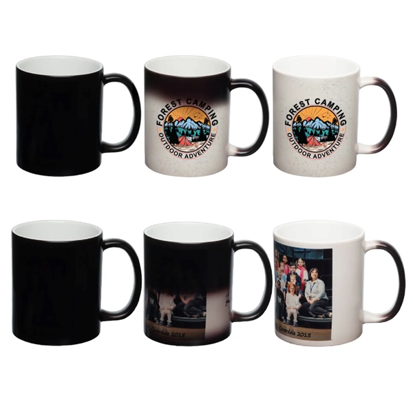 Color changing ceramic coffee mug, 11 oz. plus full color imprint... from ASI 37218 Athena Promo (tm)