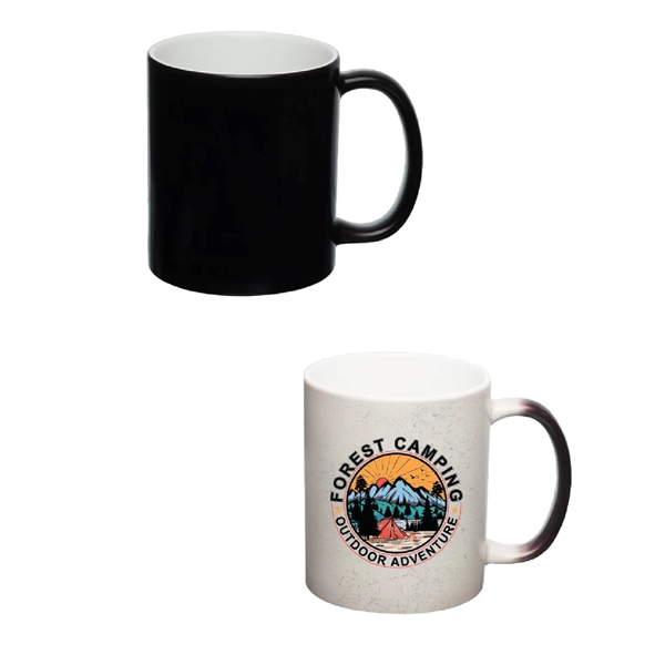Color changing ceramic coffee mug, 11 oz. plus full color imprint... from ASI 37218 Athena Promo (tm)