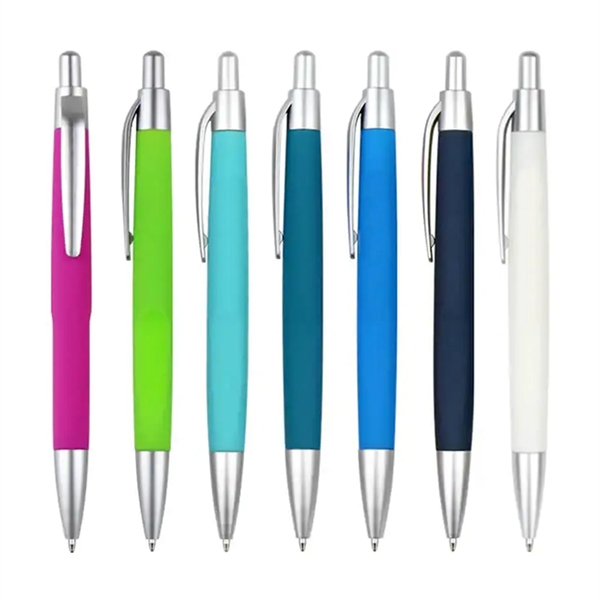 Plastic ballpoint pen with click action plus 1 color pad print... from ASI 37218 Athena Promo (tm)