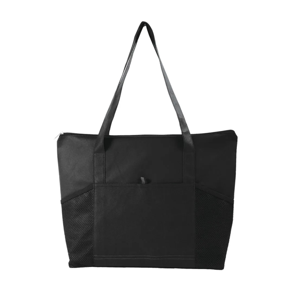 Multi-purpose, lightweight tote with top zipper made of 100% RPET (GRS... from ASI 84592 St Regis Group