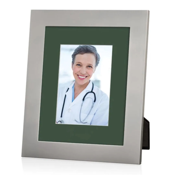 Banks Frame - Brushed Silver/Crimson 5"x7"... from ASI 84592 St Regis Group