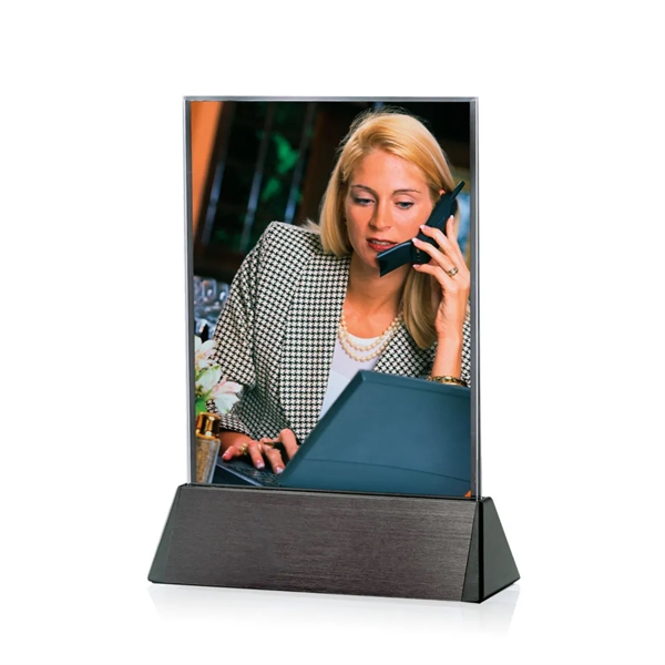 Horizontal picture frame with black aluminum base.... from ASI 84592 St Regis Group