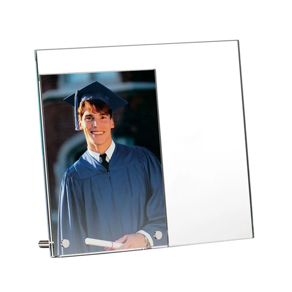 Starfire glass frame with silver peg easel.... from ASI 84592 St Regis Group