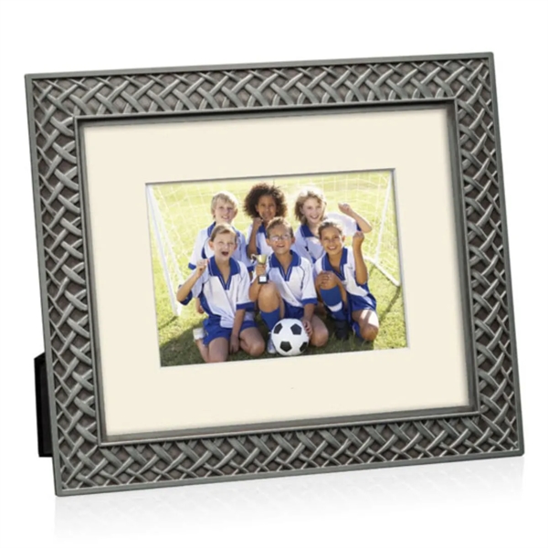 The Camilla metal frame is finished in antique pewter with an... from ASI 84592 St Regis Group