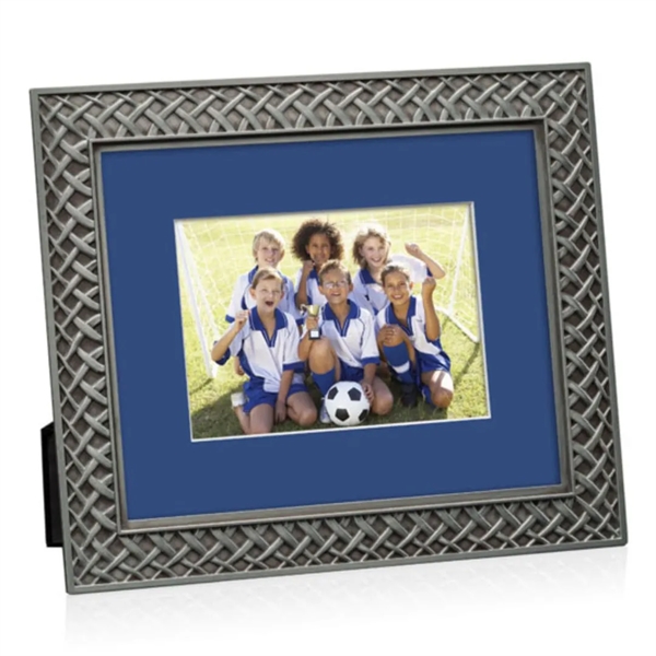 The Camilla metal frame is finished in antique pewter with an... from ASI 84592 St Regis Group