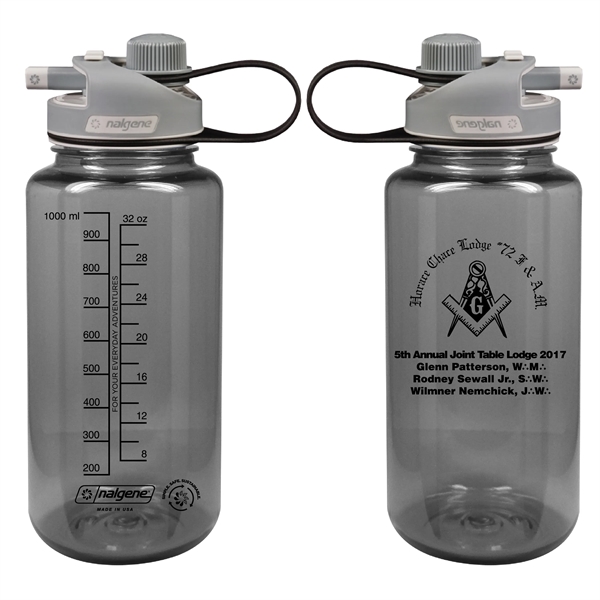 32 Ounce Wide Mouth Nalgene with Multi-Drink Lid... from ASI 74245 Nordic Co Inc
