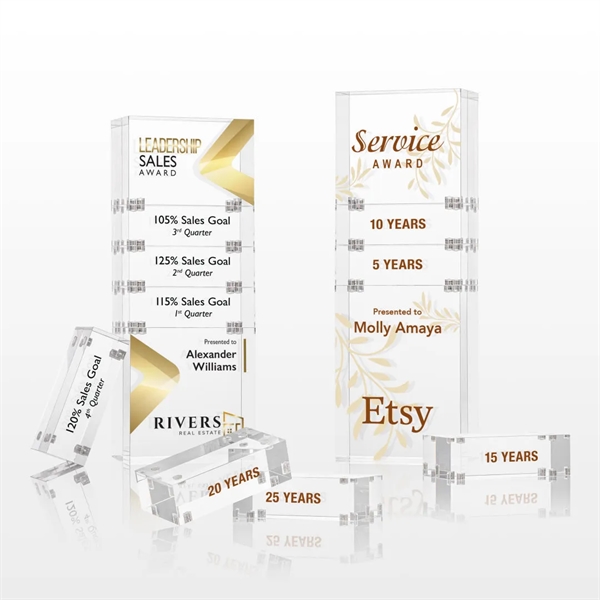 Elevate recognition to a new level with our Acrylic Derringer VividPrint™... from ASI 84592 St Regis Group / St Regis