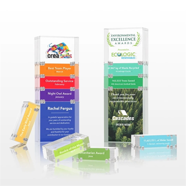 Elevate recognition to a new level with our Acrylic Derringer VividPrint™... from ASI 84592 St Regis Group / St Regis