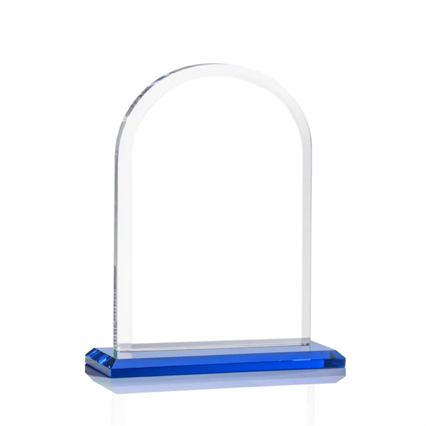 Starfire arch design award with front bevel on a Sky Blue... from ASI 84592 St Regis Group / St Regis