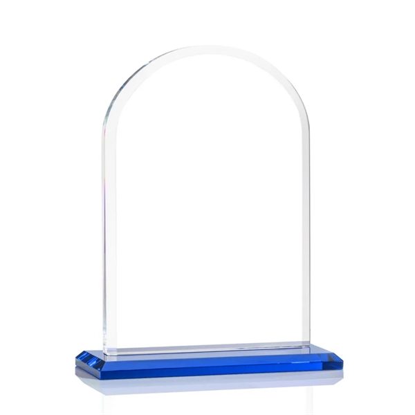 Starfire arch design award with front bevel on a Sky Blue... from ASI 84592 St Regis Group / St Regis