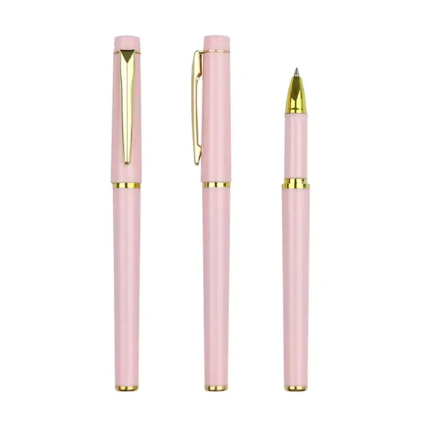 Plastic gel pen with removable cap plus 1 color pad imprint... from ASI 37218 Athena Promo (tm)