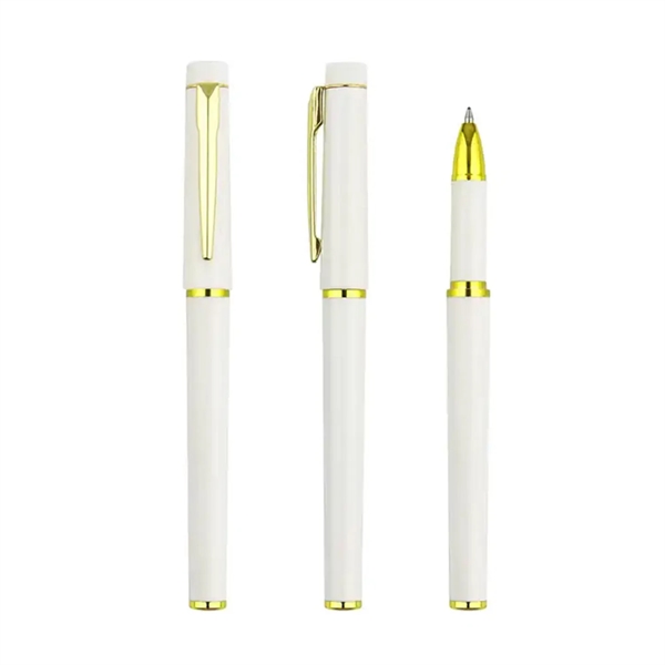 Plastic gel pen with removable cap plus 1 color pad imprint... from ASI 37218 Athena Promo (tm)