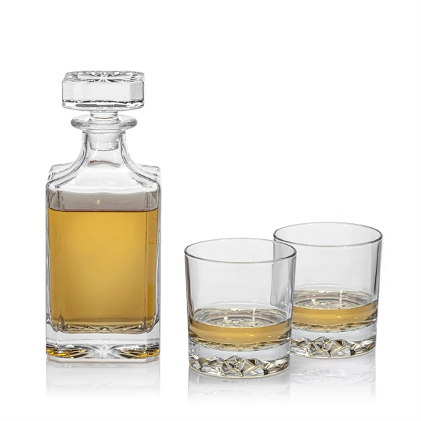 The Cassidy Decanter & Lid has an elegantly thick sham and... from ASI 84592 St Regis Group