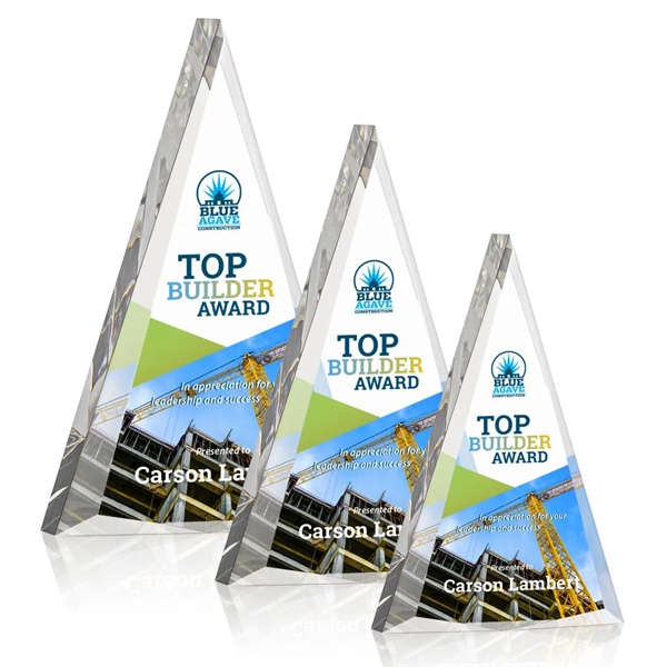 The Shrewsbury VividPrint™ Award is an acrylic pyramid that proclaims its... from ASI 84592 St Regis Group / St Regis