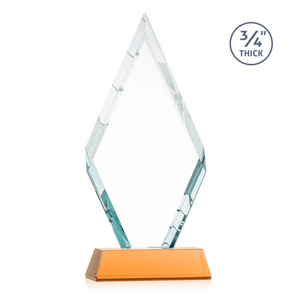 The Starfire Crystal Richmond Award features beveled edges on the top-front... from ASI 84592 St Regis Group / St Regis