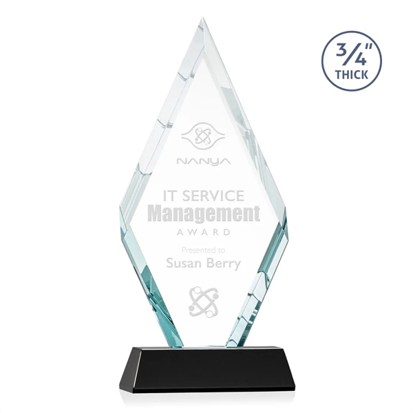 The Starfire Crystal Richmond Award features beveled edges on the top-front... from ASI 84592 St Regis Group / St Regis