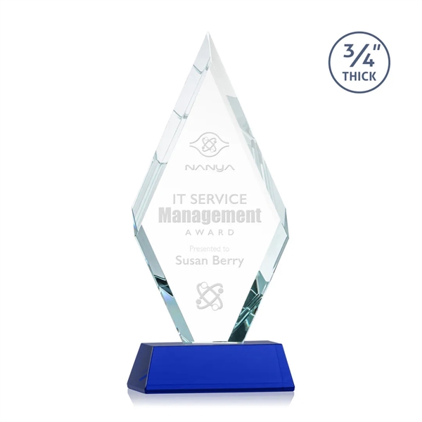 The Starfire Crystal Richmond Award features beveled edges on the top-front... from ASI 84592 St Regis Group / St Regis