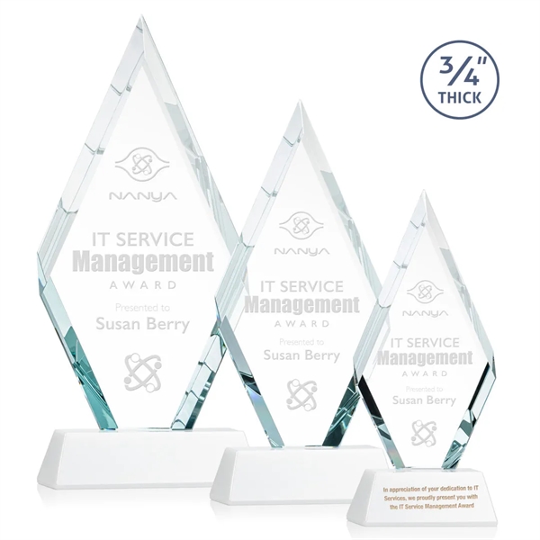 The Starfire Crystal Richmond Award features beveled edges on the top-front... from ASI 84592 St Regis Group / St Regis