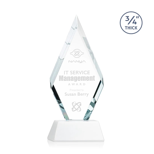 The Starfire Crystal Richmond Award features beveled edges on the top-front... from ASI 84592 St Regis Group / St Regis