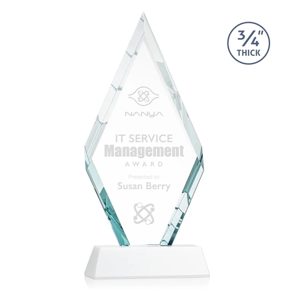 The Starfire Crystal Richmond Award features beveled edges on the top-front... from ASI 84592 St Regis Group / St Regis