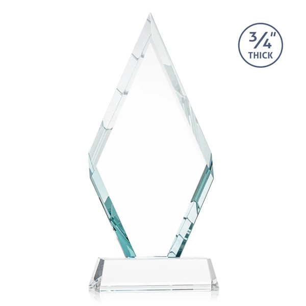 The Starfire Crystal Richmond Award features beveled edges on the top-front... from ASI 84592 St Regis Group / St Regis