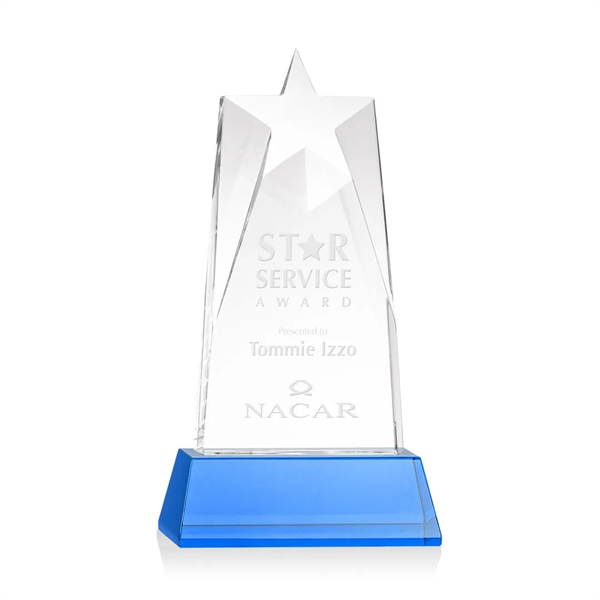 Our prestigious Thick Optical Crystal Millington Star Award on base features... from ASI 84592 St Regis Group / St Regis