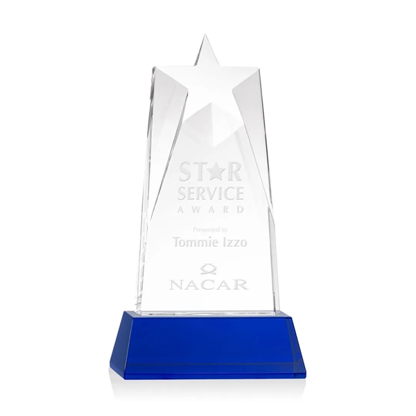 Our prestigious Thick Optical Crystal Millington Star Award on base features... from ASI 84592 St Regis Group / St Regis