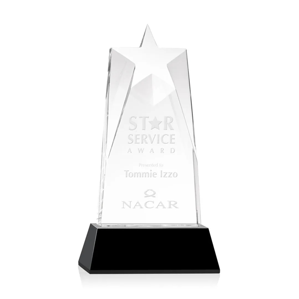 Our prestigious Thick Optical Crystal Millington Star Award on base features... from ASI 84592 St Regis Group / St Regis