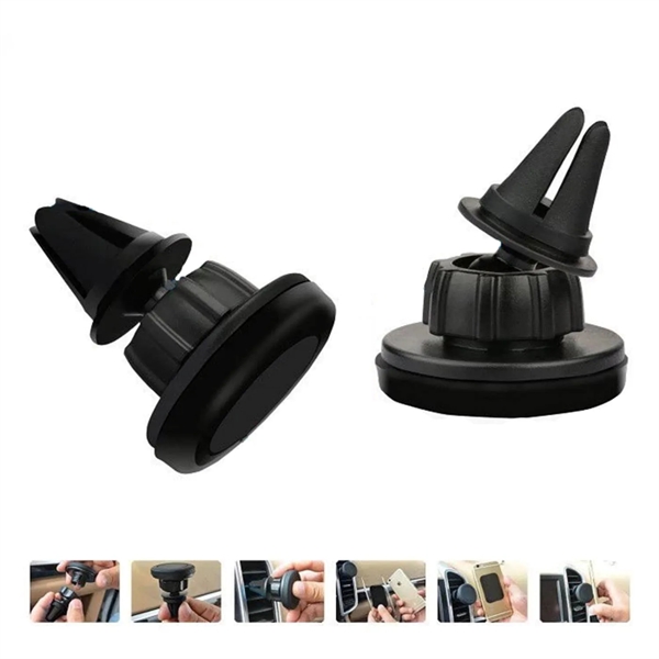 Flexible magnetic car air vent mount phone holder plus 1 color... from ASI 37218 Athena Promo (tm)