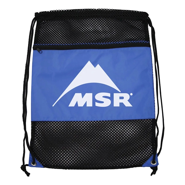 Nylon mesh drawstring backpack bag.... from ASI 31517 Admart Products / Admart Line
