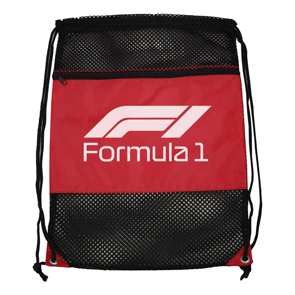 Nylon mesh drawstring backpack bag.... from ASI 31517 Admart Products / Admart Line