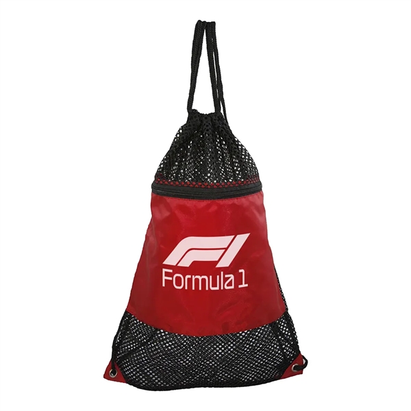 Nylon mesh drawstring backpack bag.... from ASI 31517 Admart Products / Admart Line