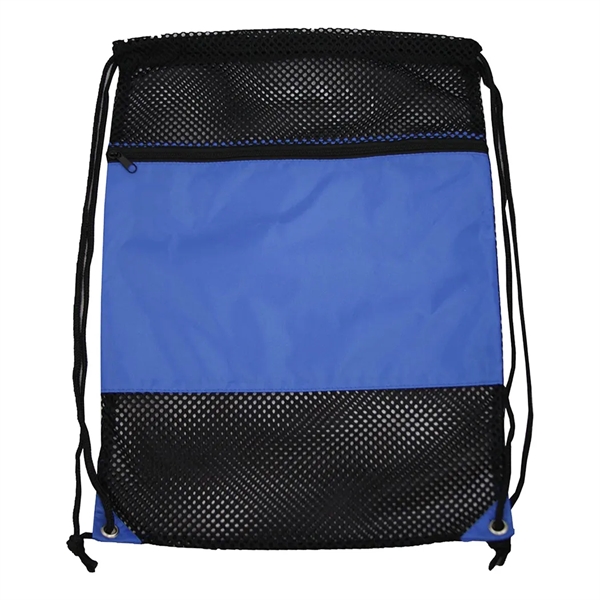 Nylon mesh drawstring backpack bag.... from ASI 31517 Admart Products / Admart Line