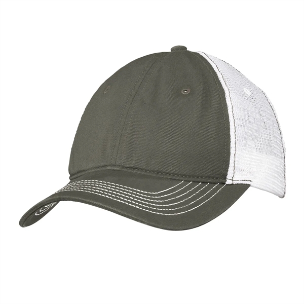 DistrictMesh back cap made of 100% cotton twill with 100% polyester... from ASI 61125 Hit Promotional Products / Hit®