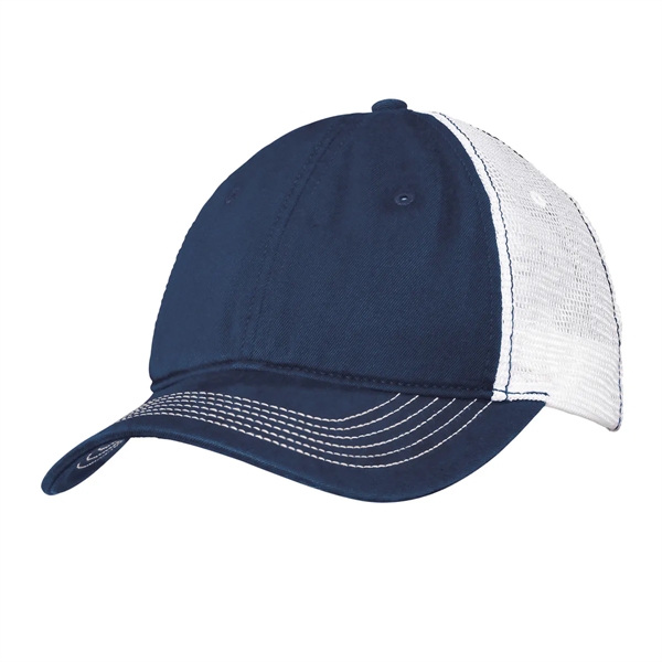 DistrictMesh back cap made of 100% cotton twill with 100% polyester... from ASI 61125 Hit Promotional Products / Hit®