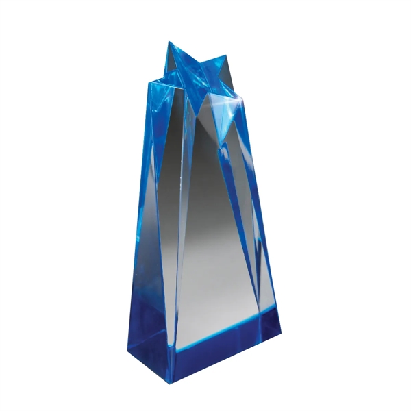 8" x 3.5" star sculpture award made of acrylic with a... from ASI 61125 Hit Promotional Products / Hit®