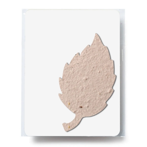 Aspen shaped plantable gift pack made of recycled post-consumer paper pulp... from ASI 61125 Hit Promotional Products / Hit®