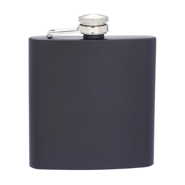Elite stainless steel hip flask, 6 oz. capacity plus 1 color... from ASI 37218 Athena Promo (tm)