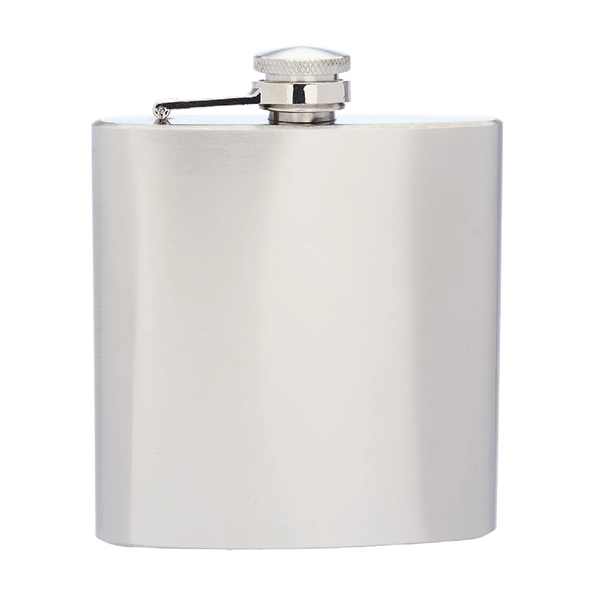 Elite stainless steel hip flask, 6 oz. capacity plus 1 color... from ASI 37218 Athena Promo (tm)