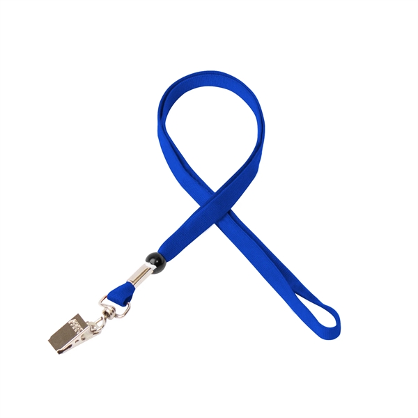 35" x 3/8" tubular lanyard with bulldog clip and silkscreen imprint.... from ASI 30250 AZX Sport USA