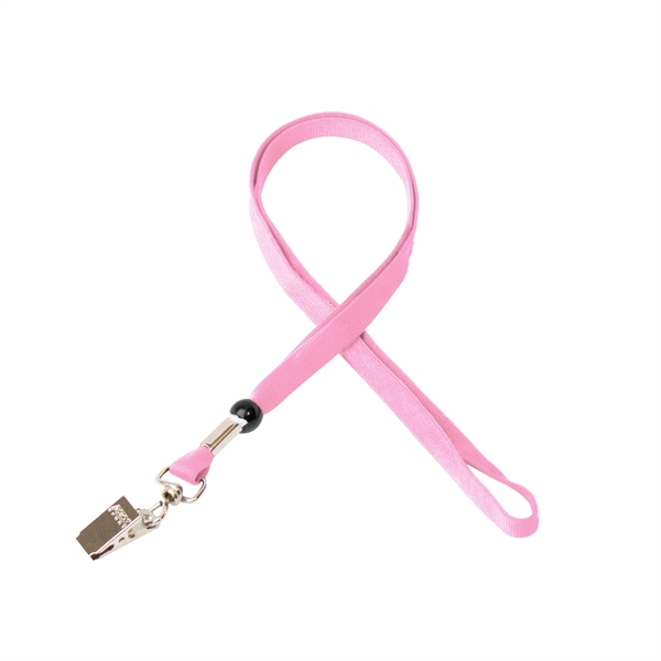 35" x 3/8" tubular lanyard with bulldog clip and silkscreen imprint.... from ASI 30250 AZX Sport USA